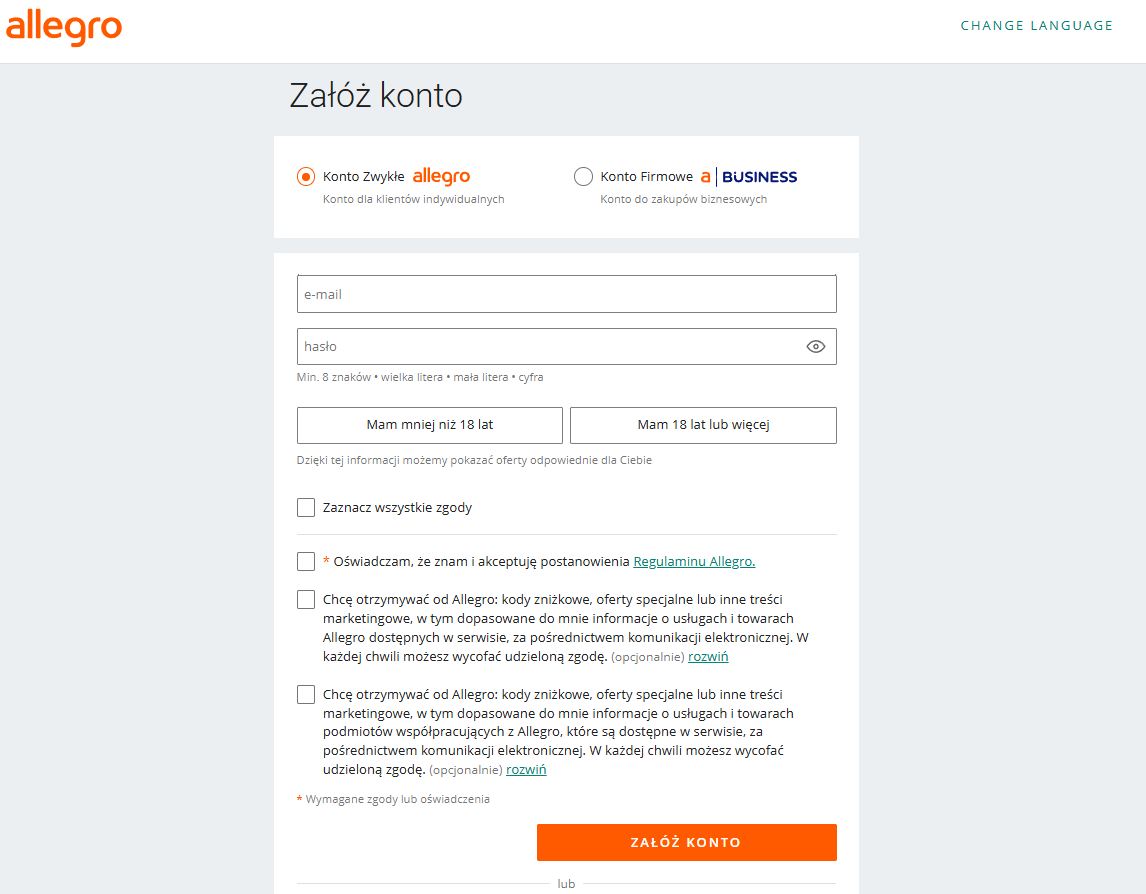 jak zalozyc konto allegro dla seniora instrukcja
